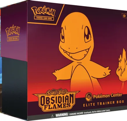 Obsidian Flames Pokemon Center Elite Trainer Box (Exclusive) — sealed Pokémon TCG product