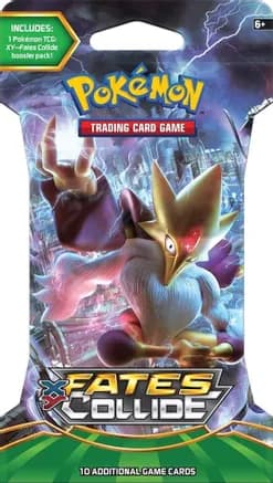 XY - Fates Collide Sleeved Booster Pack [Mega Alakazam] — sealed Pokémon TCG product