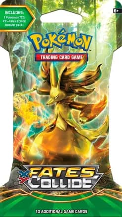 XY - Fates Collide Sleeved Booster Pack [Delphox BREAK] — sealed Pokémon TCG product