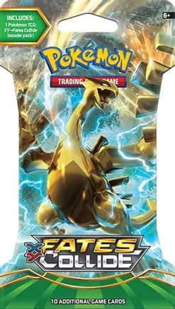 XY - Fates Collide Sleeved Booster Pack [Lugia BREAK] — sealed Pokémon TCG product