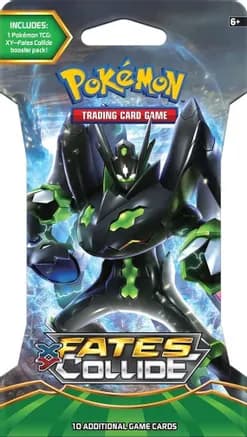XY - Fates Collide Sleeved Booster Pack [Zygarde] — sealed Pokémon TCG product