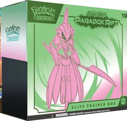 Paradox Rift Elite Trainer Box [Iron Valiant] — sealed Pokémon TCG product