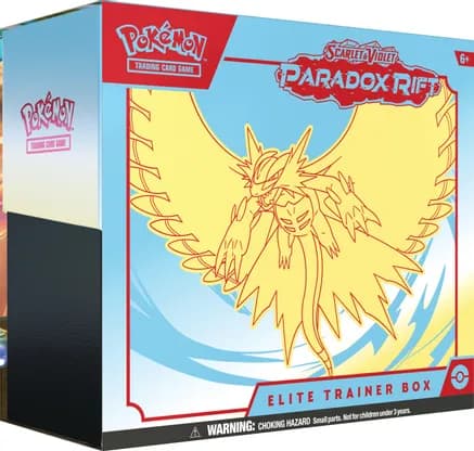 Paradox Rift Elite Trainer Box [Roaring Moon] — sealed Pokémon TCG product