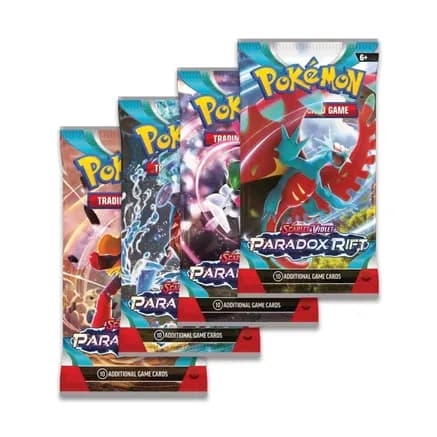 Paradox Rift Booster Pack Art Bundle [Set of 4] — sealed Pokémon TCG product