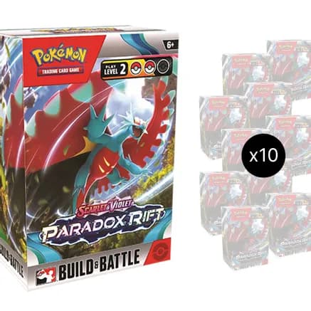 Paradox Rift Build & Battle Box Display — sealed Pokémon TCG product
