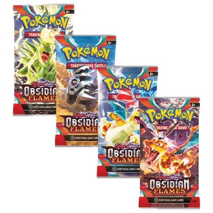 Obsidian Flames Booster Pack Art Bundle [Set of 4] — sealed Pokémon TCG product