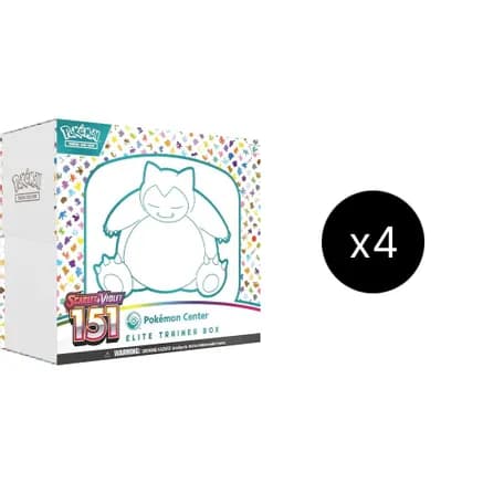 151 Pokemon Center Elite Trainer Box (Exclusive) Case — sealed Pokémon TCG product