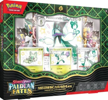 Paldean Fates Premium Collection [Meowscarada ex] — sealed Pokémon TCG product