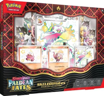 Paldean Fates Premium Collection [Skeledirge ex] — sealed Pokémon TCG product