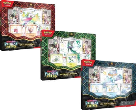 Paldean Fates Premium Collection [Set of 3] — sealed Pokémon TCG product