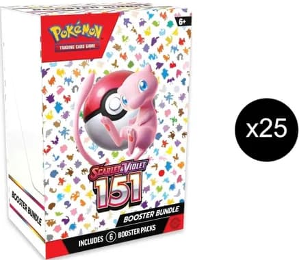 151 Booster Bundle Bulk Case — sealed Pokémon TCG product