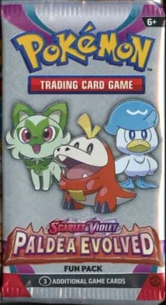 Paldea Evolved Fun Pack — sealed Pokémon TCG product
