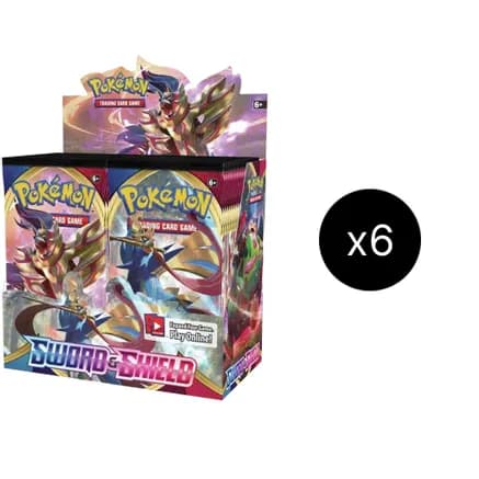Sword & Shield Booster Box Case — sealed Pokémon TCG product