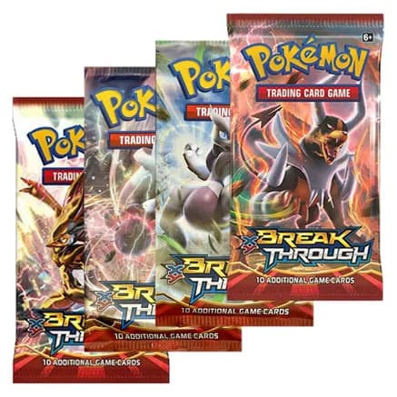 BREAKthrough Booster Pack Art Bundle [Set of 4] — sealed Pokémon TCG product