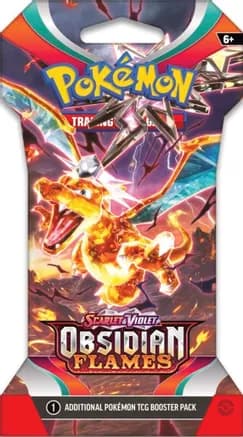 Obsidian Flames Sleeved Booster Pack — sealed Pokémon TCG product
