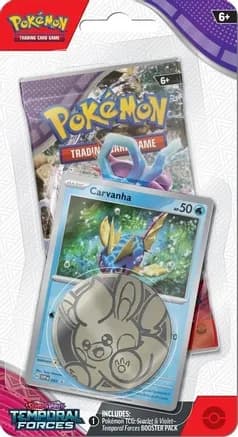 Temporal Forces Single Pack Blister [Carvanha] — sealed Pokémon TCG product