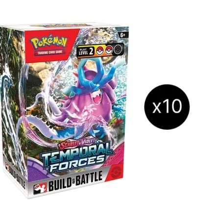 Temporal Forces Build & Battle Box Display — sealed Pokémon TCG product