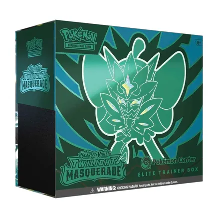 Twilight Masquerade Pokemon Center Elite Trainer Box (Exclusive) — sealed Pokémon TCG product
