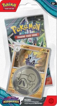 Twilight Masquerade Single Pack Blister [Pupitar] — sealed Pokémon TCG product