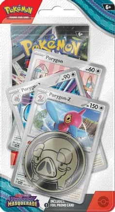 Twilight Masquerade Premium Checklane Blister [Porygon] — sealed Pokémon TCG product