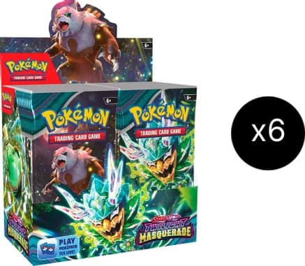 Twilight Masquerade Booster Box Case — sealed Pokémon TCG product