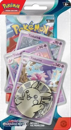 Paradox Rift Premium Checklane Blister [Tinkaton] — sealed Pokémon TCG product