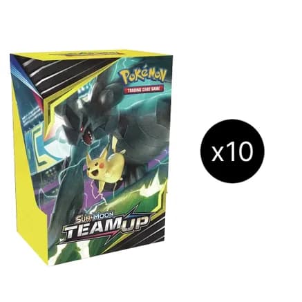 Team Up Prerelease Kit Display — sealed Pokémon TCG product