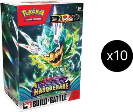 Twilight Masquerade Build & Battle Box Display — sealed Pokémon TCG product