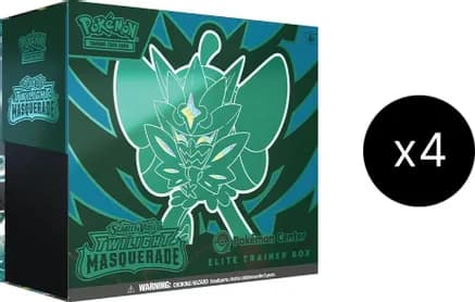 Twilight Masquerade Pokemon Center Elite Trainer Box (Exclusive) Case — sealed Pokémon TCG product