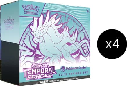 Temporal Forces Pokemon Center Elite Trainer Box Case (Exclusive) [Walking Wake] — sealed Pokémon TCG product