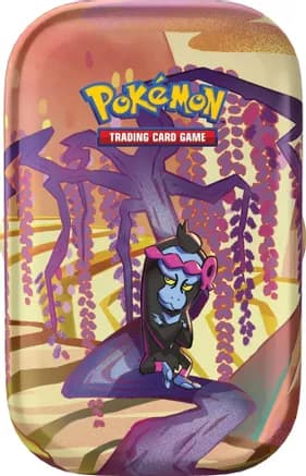 Shrouded Fable Mini Tin (Munkidori) — sealed Pokémon TCG product