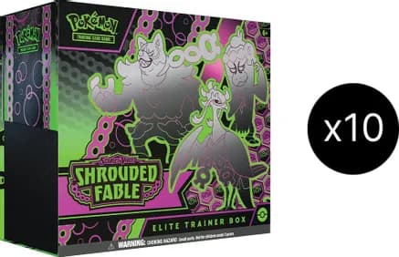 Shrouded Fable Elite Trainer Box Case — sealed Pokémon TCG product