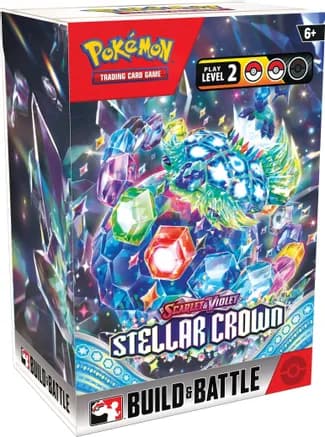 Stellar Crown Build & Battle Box — sealed Pokémon TCG product