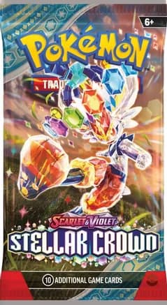 Stellar Crown Booster Pack — sealed Pokémon TCG product