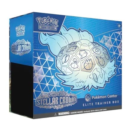 Stellar Crown Pokemon Center Elite Trainer Box (Exclusive) — sealed Pokémon TCG product