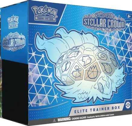 Stellar Crown Elite Trainer Box — sealed Pokémon TCG product