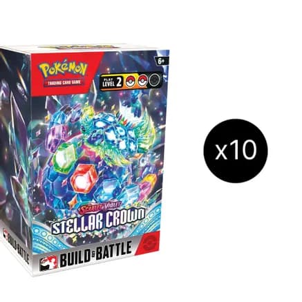 Stellar Crown Build & Battle Box [Set of 10] — sealed Pokémon TCG product