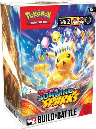 Surging Sparks Build & Battle Box — sealed Pokémon TCG product