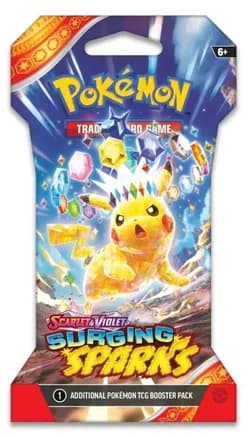 Surging Sparks Sleeved Booster Pack — sealed Pokémon TCG product