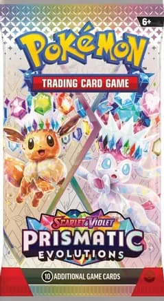 Prismatic Evolutions Booster Pack — sealed Pokémon TCG product