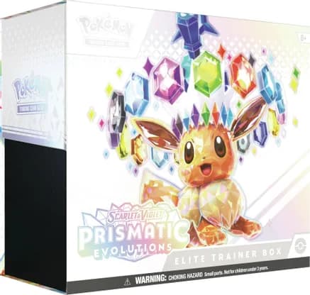 Prismatic Evolutions Elite Trainer Box — sealed Pokémon TCG product