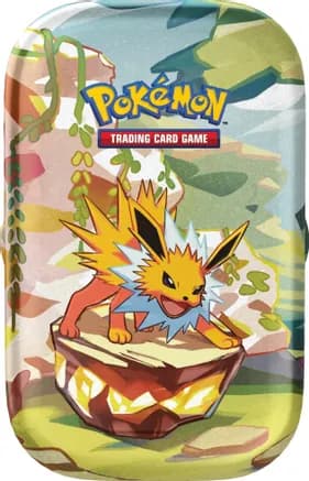 Prismatic Evolutions Mini Tin [Jolteon] — sealed Pokémon TCG product