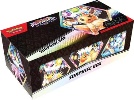 Prismatic Evolutions Surprise Box — sealed Pokémon TCG product