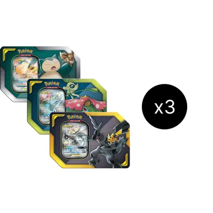 TAG TEAM Tin Case — sealed Pokémon TCG product