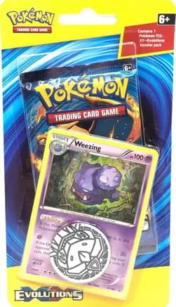 XY Evolutions Single Pack Blister [Weezing] — sealed Pokémon TCG product