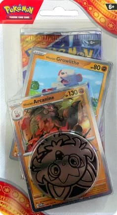 Surging Sparks Single Pack Blister [Hisuian Arcanine] — sealed Pokémon TCG product