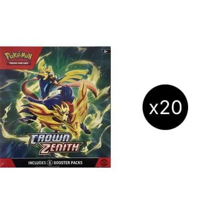 Crown Zenith Booster Bundle Case — sealed Pokémon TCG product
