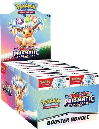 Prismatic Evolutions Booster Bundle Display — sealed Pokémon TCG product