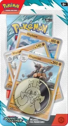 Journey Together Premium Checklane Blister [Rhyperior] — sealed Pokémon TCG product