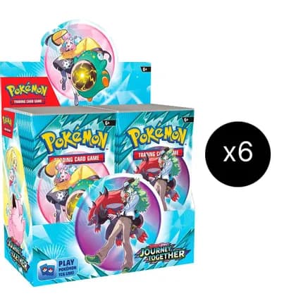 Journey Together Booster Box Case — sealed Pokémon TCG product